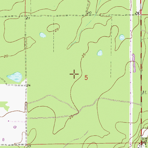 Topographic Map of Stripper Swamp, FL