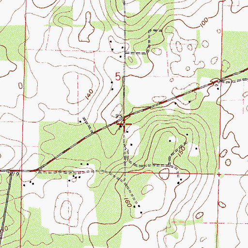 Topographic Map of Church of the Nazarene, FL