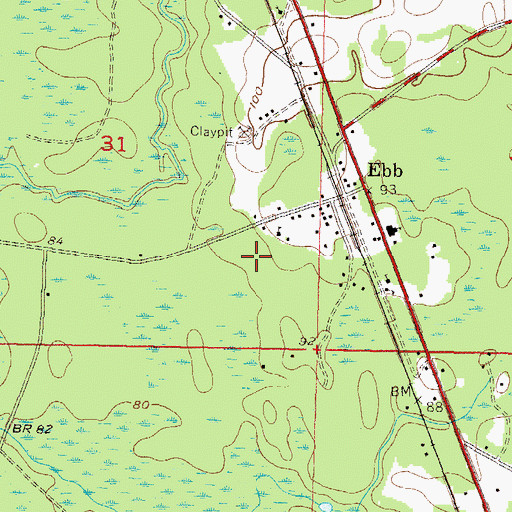 Topographic Map of Sirmans, FL