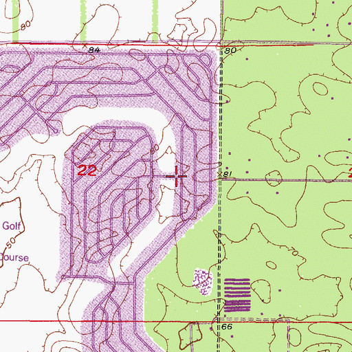 Topographic Map of Norman, FL