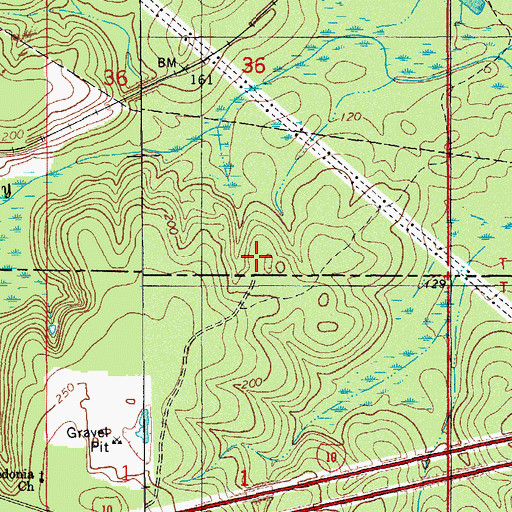 Topographic Map of Jack Bay, FL