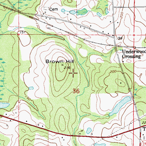 Topographic Map of Wynnlum, FL