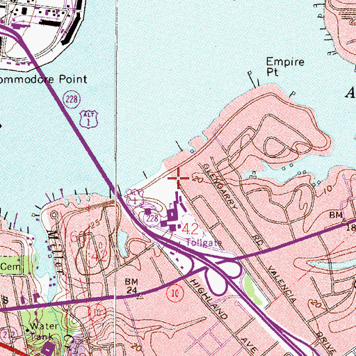 Topographic Map of R Hogans Grant, FL