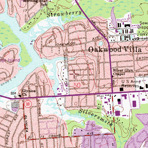 Topographic Map of Jon B Richard Grant, FL