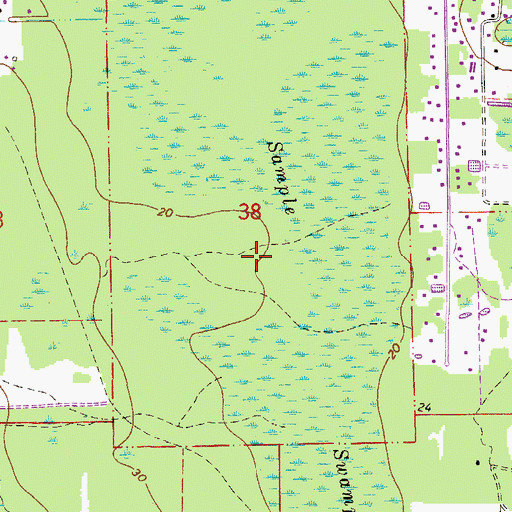 Topographic Map of Charles Seton Grant, FL