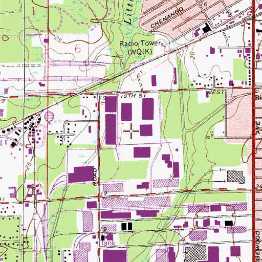 Topographic Map of Eleanor Hogans Grant, FL