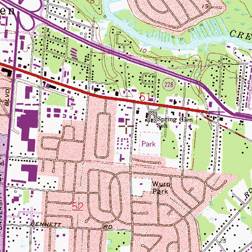 Topographic Map of Issac Hendricks Grant, FL