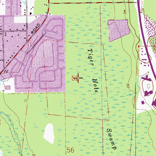 Topographic Map of Francis Richard Grant, FL