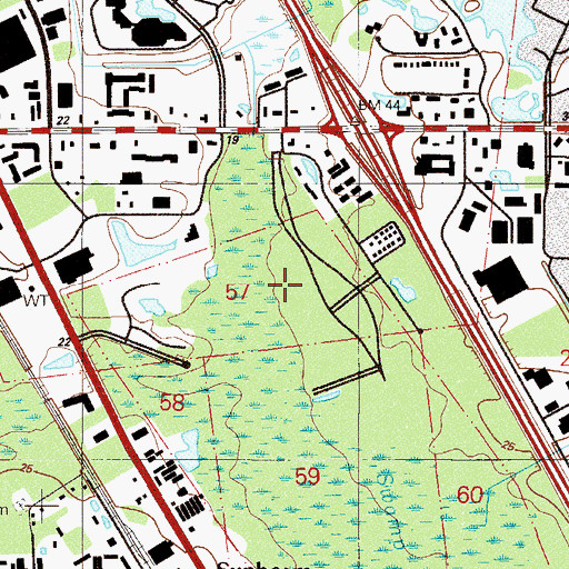 Topographic Map of Joseph Summeral Grant, FL