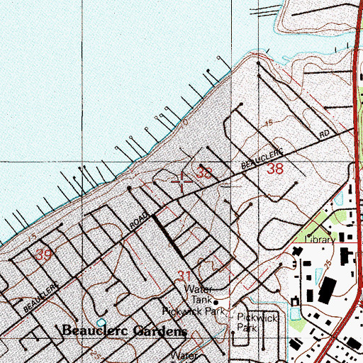 Topographic Map of R Pritchards Heirs Grant, FL