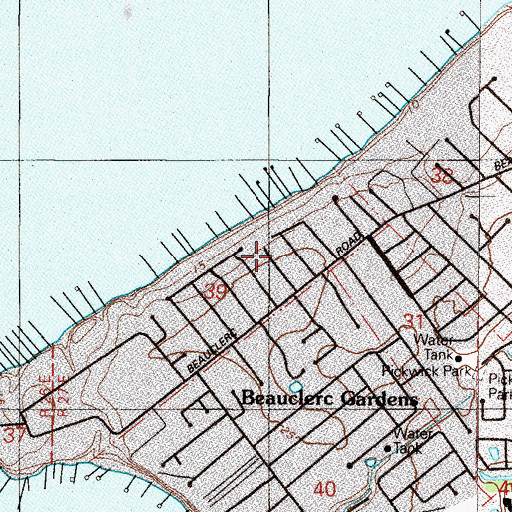 Topographic Map of Hannah Nobles Grant, FL