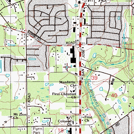 Topographic Map of Heirs of Juan Garcia, FL