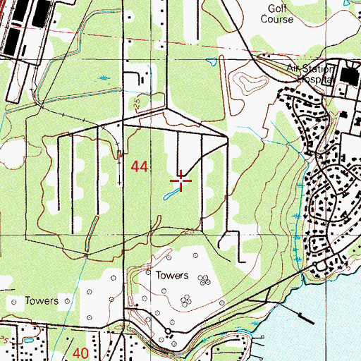 Topographic Map of John H McIntosh Grant, FL