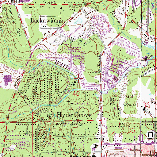 Topographic Map of Lindsay Todd Grant, FL