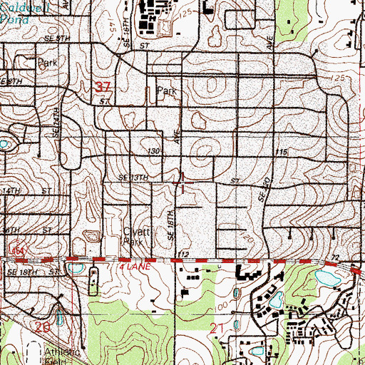 Topographic Map of Our Saviour Lutheran Church, FL