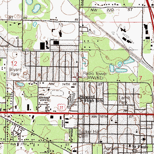 Topographic Map of The Church of Jesus Christ of Latter Day Saints, FL