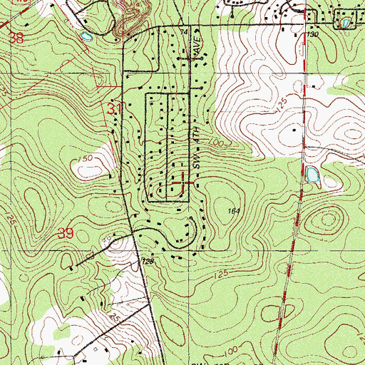 Topographic Map of Welcome Stranger Baptist Church, FL
