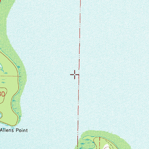 Topographic Map of Olivet Baptist Church, FL