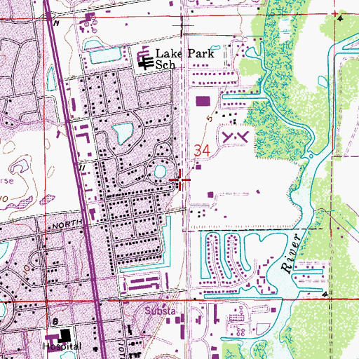 Topographic Map of The Church of Jesus Christ of Latter Day Saints, FL