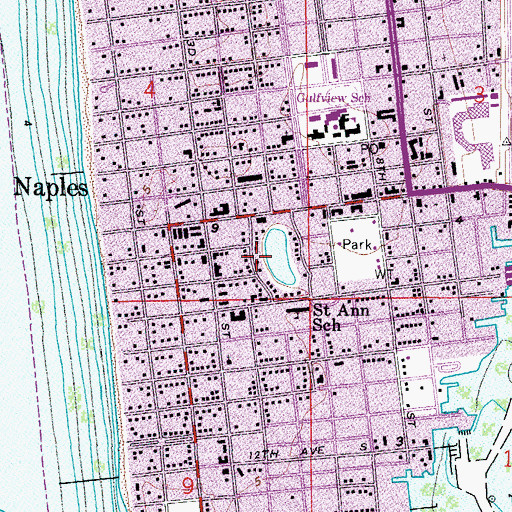Topographic Map of Peoples Chapel, FL