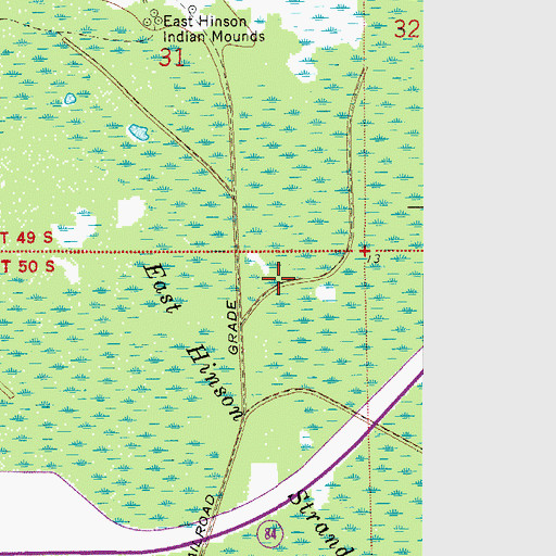 Topographic Map of Our Saviour Lutheran Church, FL