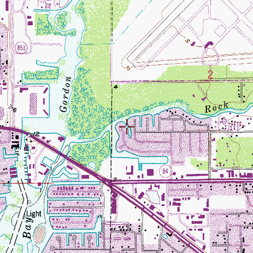 Topographic Map of Wesleyan Hope Church, FL