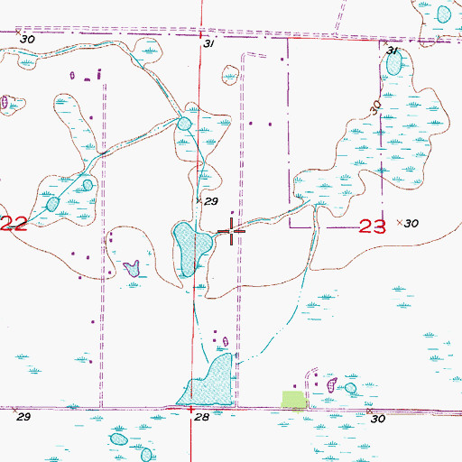 Topographic Map of First Assembly of God Church, FL