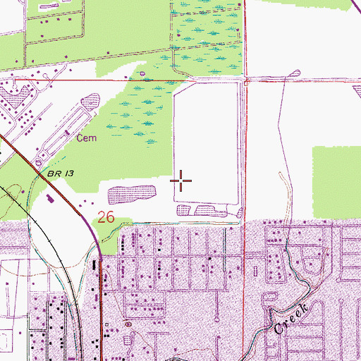 Topographic Map of Bonita Beach Baptist Church, FL