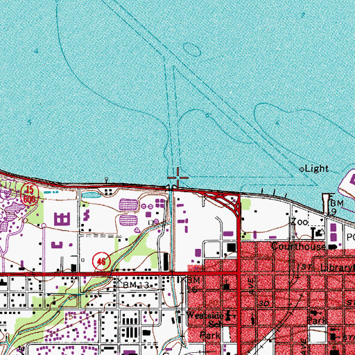 Topographic Map of Mills Creek, FL