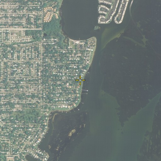 Aerial/Satellite Image of Bahama Beach, FL