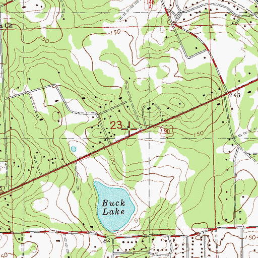Topographic Map of Montessori Cooperative Early School, FL