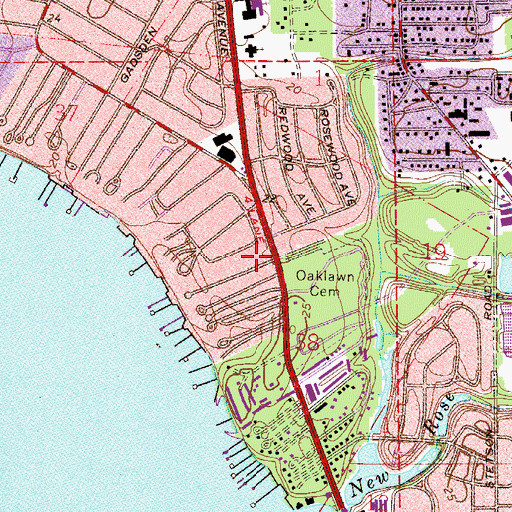 Topographic Map of Learning Tree Preschool Center, FL