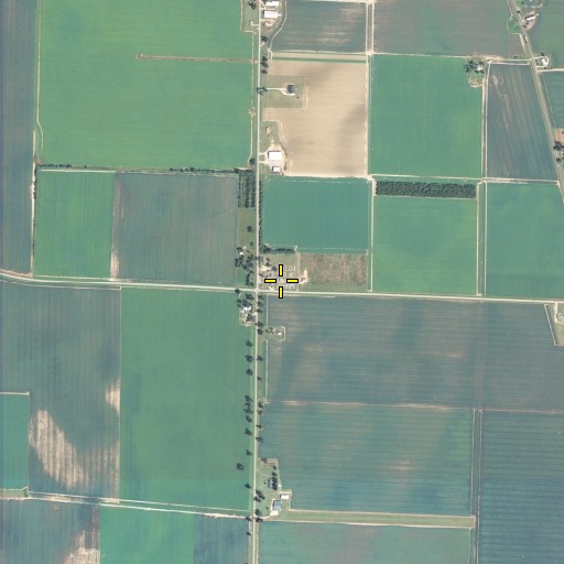 Aerial/Satellite Image of Pine Level Cemetery, FL