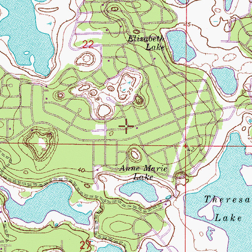Topographic Map of M-Q Ranch, FL