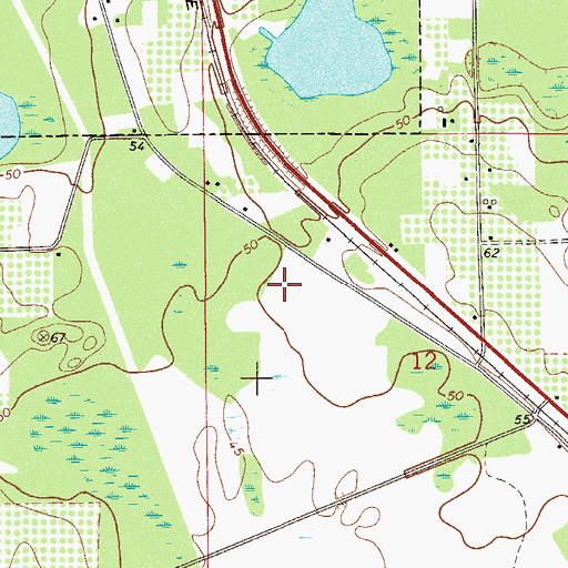 Topographic Map of Eldridge, FL