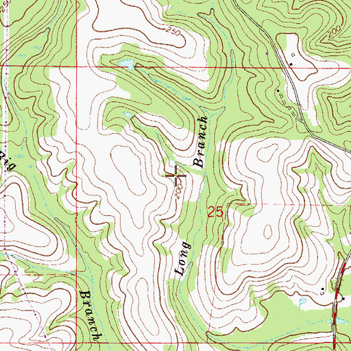 Topographic Map of Ray Cemetery, FL