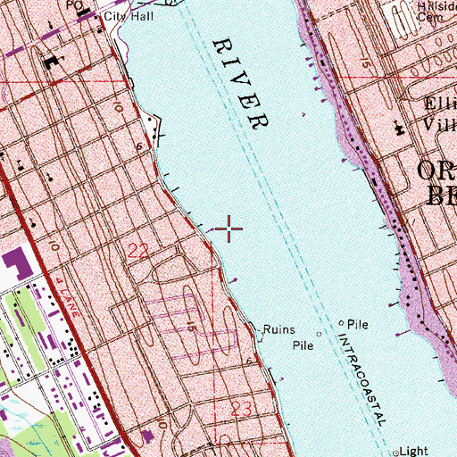 Topographic Map of American Lutheran Church, FL
