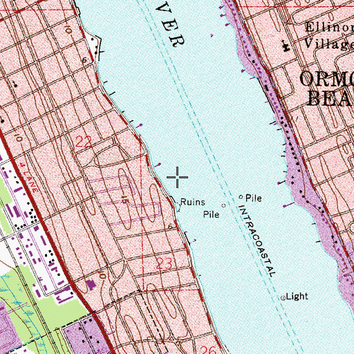 Topographic Map of Calvary Assembly of God Church, FL