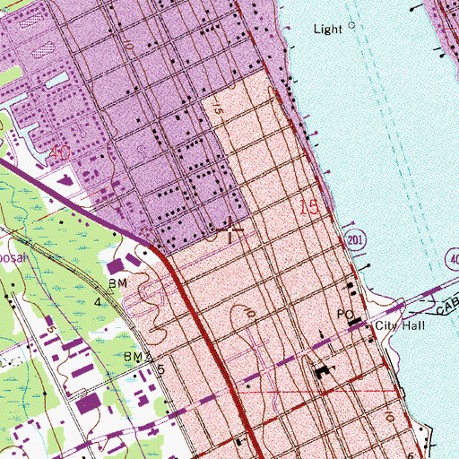 Topographic Map of Epiphany Catholic Church, FL