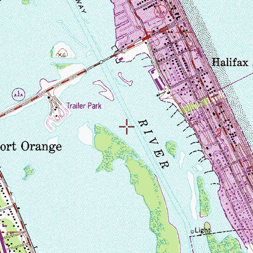 Topographic Map of Foursquare Gospel Church, FL