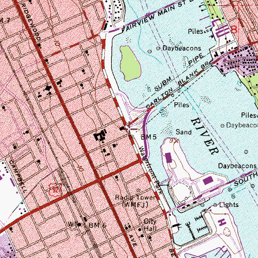 Topographic Map of Little White Church, FL