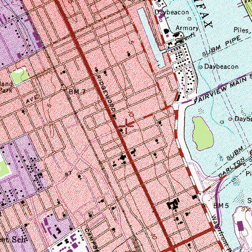 Topographic Map of Church of God, FL