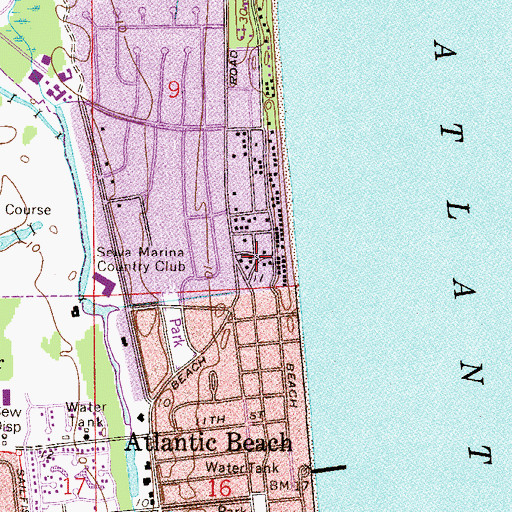 Topographic Map of Robert Mount Pisgan African Methodist Episcopal Church, FL