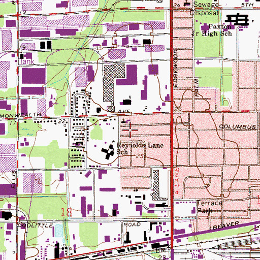 Topographic Map of Saint Matthew African Methodist Episcopal Church, FL