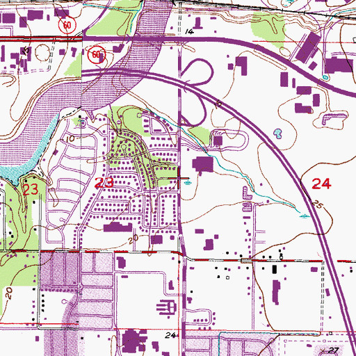 Topographic Map of Church of the Nativity, FL