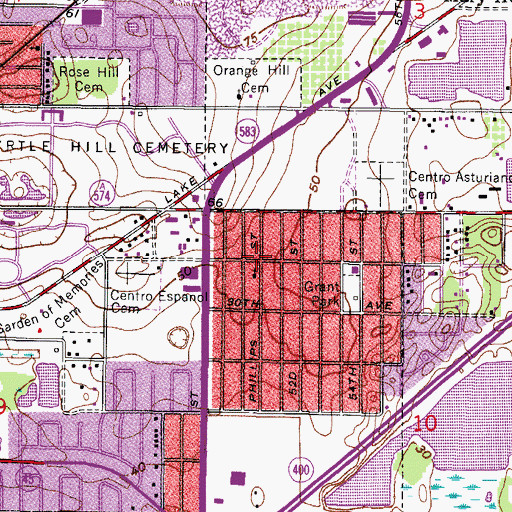 Topographic Map of Good Shepherd Baptist Church, FL