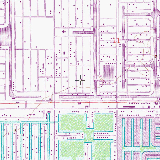 Topographic Map of Cape Coral Lutheran Brethren Church, FL