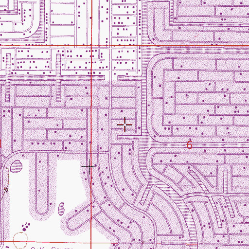Topographic Map of Cape Coral Alliance Church, FL