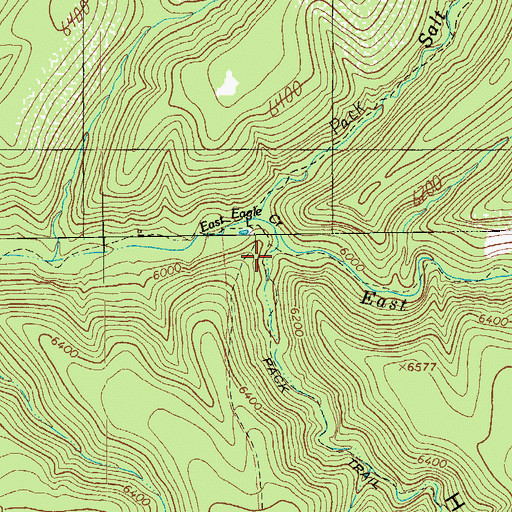 Topographic Map of Hot Air Canyon, AZ