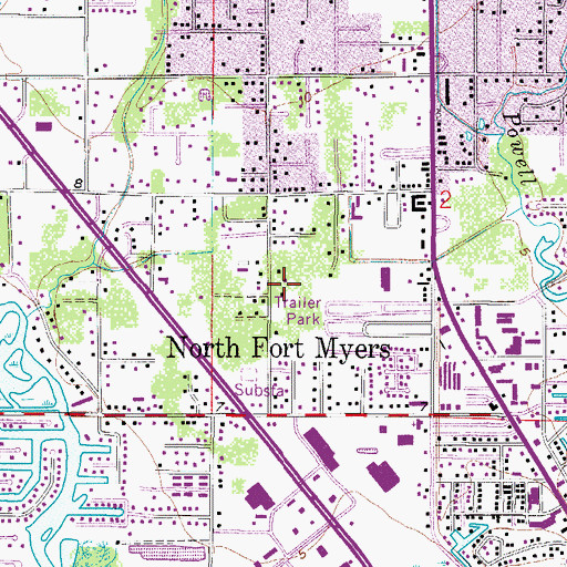 Topographic Map of Northside Christian Church, FL